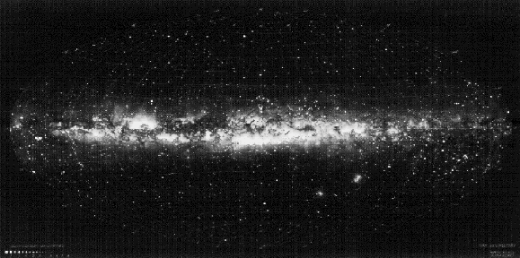 Cross-section of the Milky Way galaxy